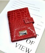 Resim Hakiki Deriden Araç Belgeleri Ve Cüzdan Kılıfı 206709647 Kirmizi 