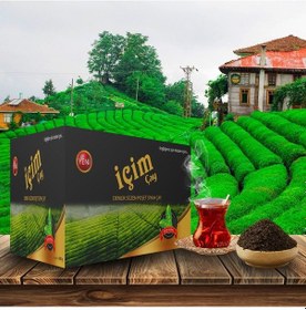 Resim İçim Çay Demlik Süzen Poşet Siyah Çay 5 KG 