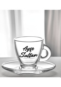 Resim Bk Gift Kişiye Özel İsimli 2li Cam Kahve Fincanı & Türk Kahvesi & Gümüş Metal Kutuda Kokulu Mum Hediye Seti-1, Anneye Hediye, Anneler Günü Hediyeleri 