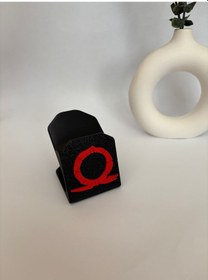 Resim Ps5/ps4/xbox Uyumlu Oyun Temalı Controller Tutucu - The Last Of Us, Elden Ring, Spiderman Özel Seri God Of War Kırmızı 