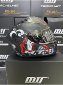 Resim MTS 801 KASK SİYAH ŞAHMERAN 