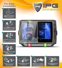 Resim Garmin Striker Vivid 7CV Sonar FishFinder için IPG Anti-Glare Parlama Önleyici Mat Ekran Koruyucu 