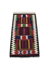 Resim Kilim Antik El Dokuma Yün Konya Karapınar Kilimi 0136 - Yeni - Çok Renkli 