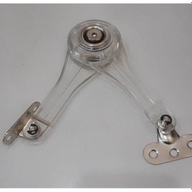 Resim Lale Makas Cırcırlı Dolap Pistonu / Şeffaf Plastik Mobilya Makasları 