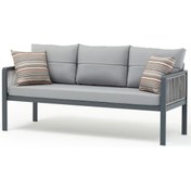 Resim Erinöz Salerno Bahçe Balkon Üçlü Koltuk 