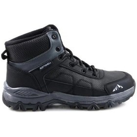 Resim Cool Alfa Siyah Erkek Kauçuk Taban Kaymaz Softshell Outdoor Bot 001 