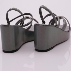 Resim Dgn 810 Kadin Dolgu Taban Çapraz Bantli Sandalet 810-2303-R1534 Siyah 