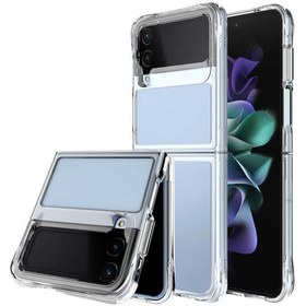 Resim Samsung Galaxy Z Flip 4 Ultra İnce Sert Kamera Çıkıntılı Şeffaf Vonn Kapak 
