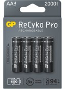 Resim Recyko Pro Aa Kalem 2000 Mah Ni-mh Şarjlı Pil, 1.2 Volt, 4'lü Kart 