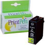 Resim Printpen EPSON 34XL (C13T34714010) Siyah (16.3ml) Uyumlu Kartuş 