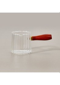 Resim Kitchen Borosilikat Cam Cezve - Şeffaf - 288 Ml Çok Renkli 