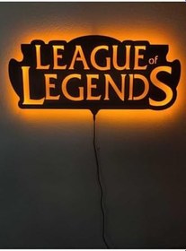 Resim League Of Legends Led Işıklı Tablo 55 x 29 cm, lol1 