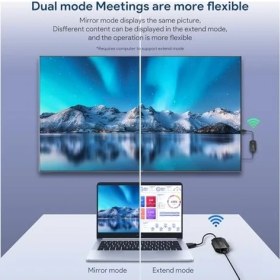 Resim Vuralsin38 Edup HDMI Kablosuz Bağlantı Kiti Eş Zamanlı Görüntü Aktarımı Transmitter EH-WD9905 