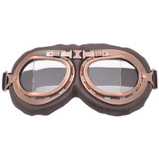 Resim Vkemall Harley Gözlükleri Motosiklet Sürüş Gözlükleri Retro Klasik Gözlükler Rüzgar Geçi 