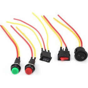 Resim Huiliang 6a/10a Rocker Anahtar Spst Tip 