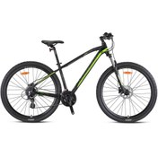 Resim Kron Xc 150 29 Hd 2024 19' Kadro 24 Vites Mat Siyah-neon Sarı/füme Dağ Bisikleti 