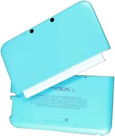 Resim Valley Of The Sun Özel 3DSXL Ekstra Konut Case Kabukları A/E Yüz Açık Mavi Değiştirme, Eski 3DS XL/LL 3DSLL El Oyun Konsolları, Yeni DIY ABD Edition Üst Ön Panel ve Alt Arka Kapak Plakaları 2 ADET Set 