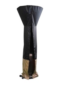 Resim Isıtıcı İçin Ayaklı Veranda Isıtıcı Kılıfı 221 85 48cm Kubbe Ve Taban, Siyah/deve Tüyü 