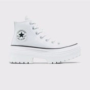 Resim Converse Chuck Taylor All Star Lugged Heel Kadın Beyaz Platform Sneaker Düz A10364c Beyaz 