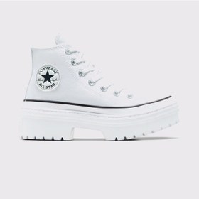 Resim Converse Chuck Taylor All Star Lugged Heel Kadın Beyaz Platform Sneaker Düz A10364c Beyaz 