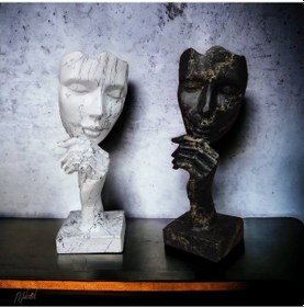 Resim Bekleyen Heykel Figür Dekoratif Obje Ve Biblo Masa Dekorasyon 1 