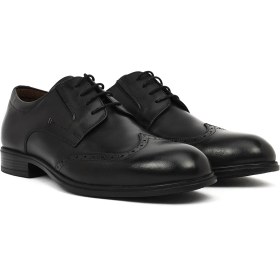 Resim Derimod Erkek Siyah Bağcıklı Deri Klasik Ayakkabı 26SFD602418 