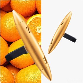 Resim Teltree Oto Klima Vantili Tutucu - Altın Renkli Alüminyum Kasa, Sürekli Koku, 90 Gün Kullanım Süresi, Araç İçi Hava Tazeleyici 