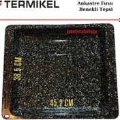 Resim Termikel Uyumlu Ankastre Fırın Benekli Emaye Tepsi 44.2 X 38.5 - 520477438 