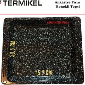 Resim Termikel Uyumlu Ankastre Fırın Benekli Emaye Tepsi 44.2 X 38.5 - 520477438 