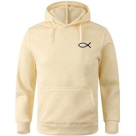 Resim Novahub 2022 İlkbahar Kış Erkek Kazak Hıristiyan İsa Balık Kapüşonlular Yüksek Kaliteli Marka Kazak Sıcak Polar Hoody Casual Street Haki - 3xl Haki 