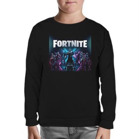 Resim Fortnite - Season X Siyah Çocuk Sweatshirt 