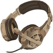 Resim Trust GXT 310D Radius Desert Camo Kulaküstü Gamer Kulaklık 