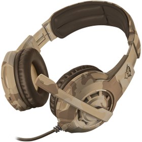 Resim Trust GXT 310D Radius Desert Camo Kulaküstü Gamer Kulaklık 