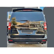 Resim Mercedes Vito 3 W447 Arka Tampon Eki - Boyasız Fiberglass 2015 - 2024 