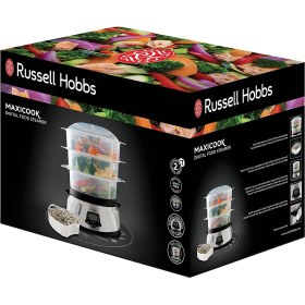 Resim Russell Hobbs 23560-56 Maxicook 3 Katmanlı Dijital Buharlı Pişirici 