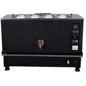 Resim Anka Pro Kompakt Full Otomatik Çay Makinası 4 Demlikli 40 Litre Siyah Elektrikli Doğalgazlı 
