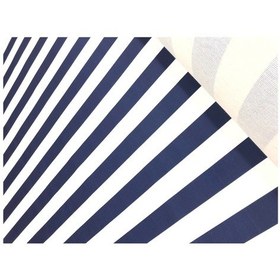 Resim Enesar Home Lacivert Beyaz Çizgili Döşemelik Kumaş 100 x 140 cm 