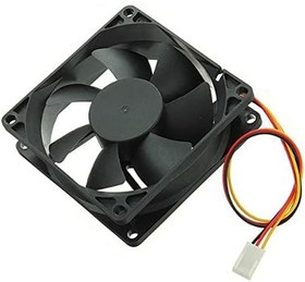 Resim YKA 8 cm Fan 25 mm 12 Volt 3 Pin 
