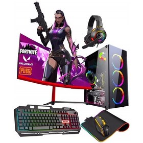 Resim CacheX RX44 Pro i5-3470 16 GB 1 TB HDD+240 GB SSD GT730 23.8" Dos Masaüstü Oyuncu Bilgisayarı 