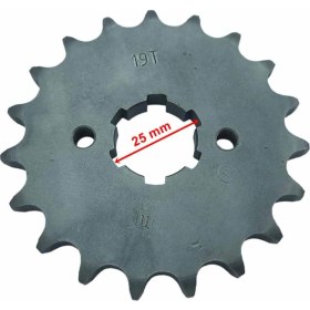 Resim Atv Ön Dişli 428-19T Iç 25 mm 2 Delikli Öm 