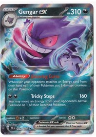 Resim Gengar Ex 104 - Pokemon Temporal Forces - Pokemon Kartı Mint 