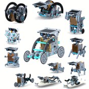 Resim 12'si 1 Arada STEM Güneş Enerjili Robot Seti Oyuncakları Çocuklar İçin 8 9 10 11 12 13 Yaş Arası, Eğitici Yapı Bilim Deney Seti Doğum Günü Çocuklar İçin Erkek Kız Çocuklar İçin, Güneş Paneli, Robotlar ve Etkileşimli Öğrenme İçin Eğitici Malzemeler ile Su Geçirmez, Sağlam, Dayanıklı ABS Malzeme, Çocuklar İçin Robotik Öğrenme 