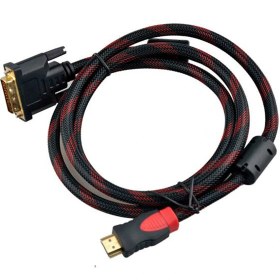 Resim BK Teknoloji HDMI To DVI Çift Filtreli Örgülü 1.4 Metre Görüntü Kablosu 