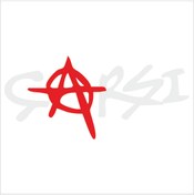 Resim 2MAKSTICKER Çarşı Sticker 20x9cm 