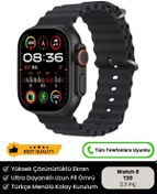 Resim St Morritz Yeni Nesil Watch 8 Ultra 4 Kordonlu Spor Ve Sağlık Sensörlü Ios Android Bluetooth T20 Akıllı Saat 