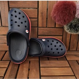 Resim Akınalbella Akınal Bella Unisex Sabo Terlik Hastane Terliği Lacivert-kırmızı Çok Renkli 