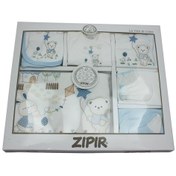 Resim Zıpır Baby 514 Erkek Bebek Pamuk Hastane Çıkışı Seti 10'lu Çok Renkli 