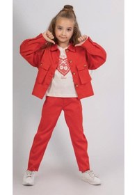 Resim Dmb Kids Dmb Kız Ceket 25ydmb0564 Kırmızı 