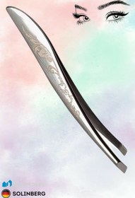 Resim Dahaus 2 Adet İşlemeli Kavisli Kaş Cımbızı Kıl Tüy Kök Mükemmel Kavisli XLC514 Titanium İşlemeli 