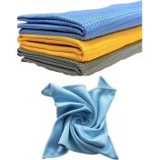 Resim Mediterian 3'lü Mikrofiber Temizlik Bezi Seti 50x40cm, Yumuşak ve Çok Amaçlı 